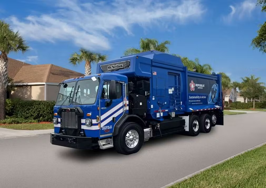 Republic Services 為車(chē)隊(duì)添加了第一輛電動(dòng)卡車(chē)